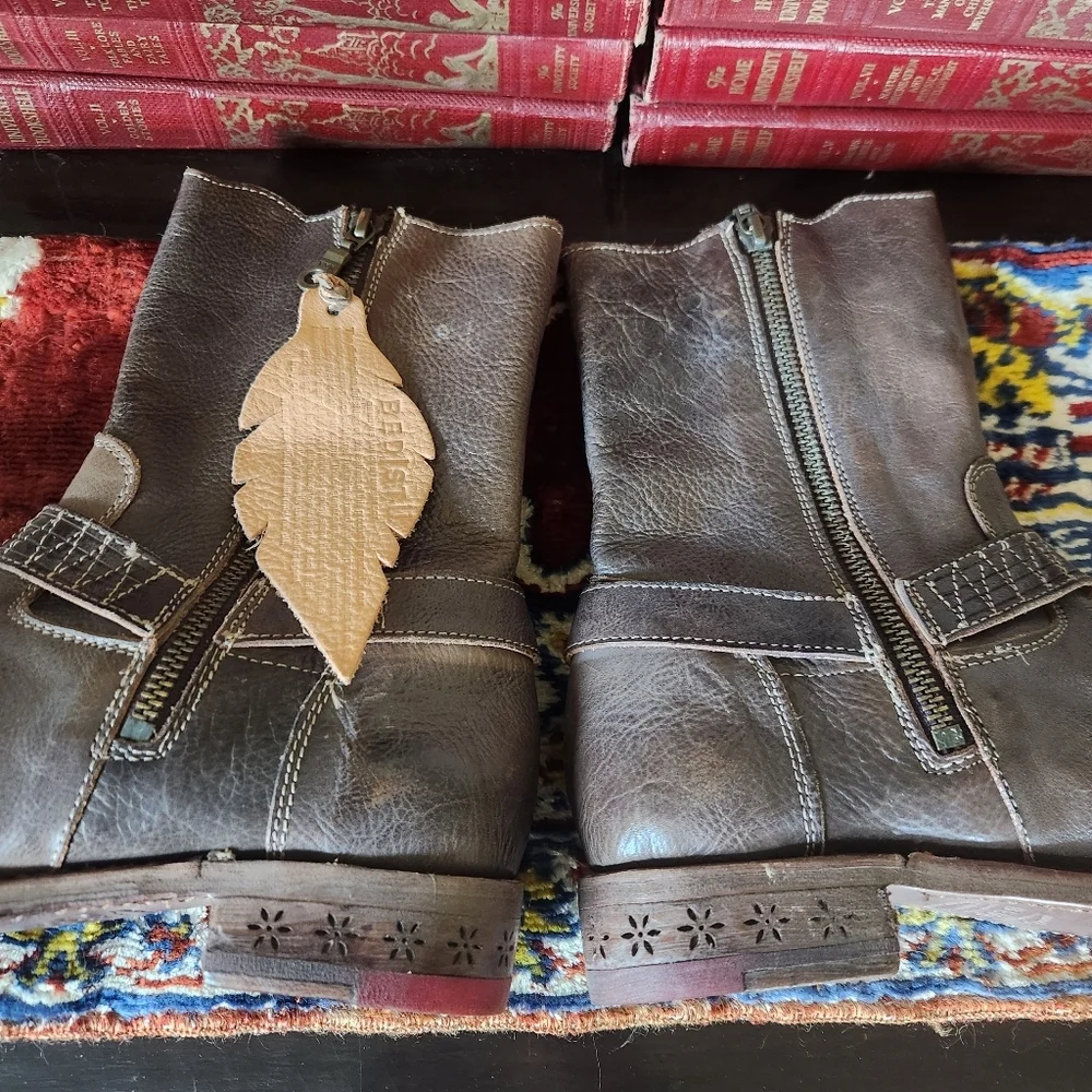 Bed Stu Leather Ankle Boots | Goodyear Welt | Women’s 9.5 | New w/ Partial Tags - Picture 4 of 15